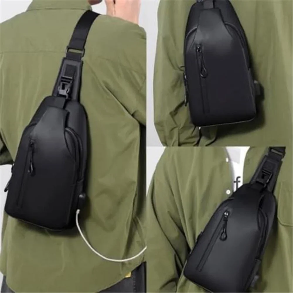Waterproof Sling Bag for Men Crossbody Bag Shoulder travel Backpack Sling